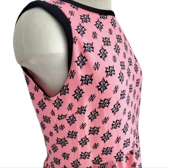 Sandro   Hot Pink Sleeveless  Pemplum Top - Picture 7 of 11